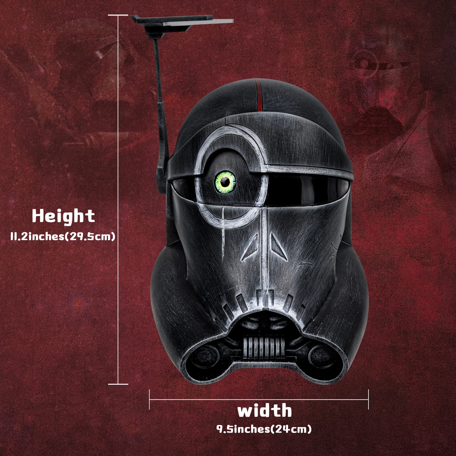 Star Wars Clone Trooper Crosshair Helmet - Bad Batch Cosplay, Imperial Squad Star99 Collector's Resin Helmet for Halloween & Costume Parties | Perfect for Cosplay, Conventions & Display