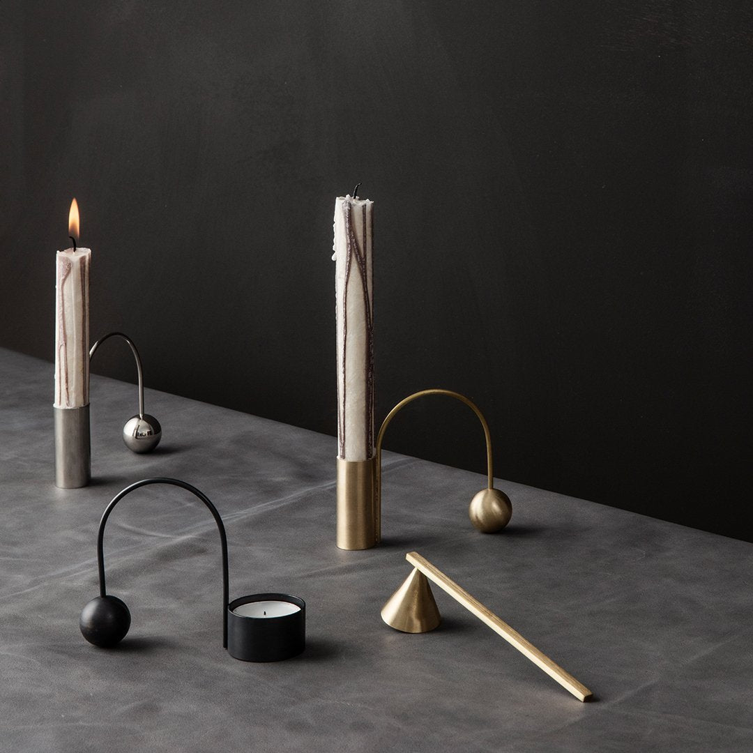 Modern Balance Candle Holder - Elegant Home Decor for Dining Table, Wedding Centerpiece & Relaxing Spa Ambiance