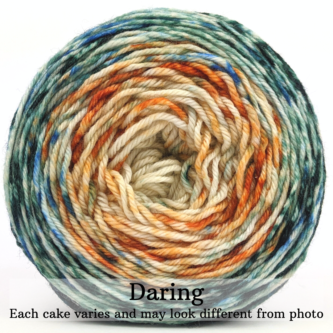 Knitcircus Yarns Country Roads Impressionist - Premium Hand-Dyed Yarn for Knitting & Crocheting | Ready to Ship | Perfect for Scarves, Sweaters & Home Decor