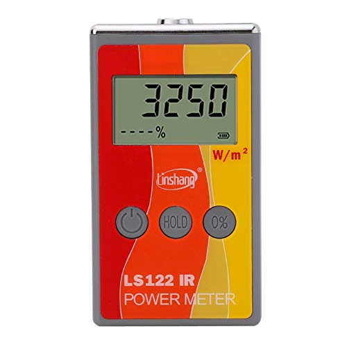 BALAX LS122 Solar Power Meter - Infrared Intensity Tester with Rejection Value for Solar Panel Energy Measurement - Perfect for Solar System Monitoring & Renewable Energy Projects