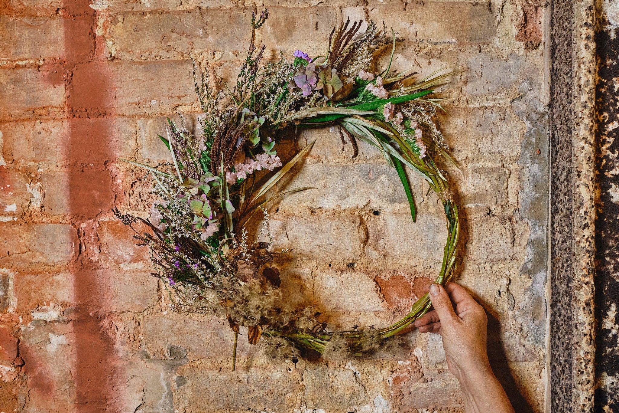 Dried Flower Wreath Making Workshop - Learn DIY Floral Arrangement | November 24th in East Dulwich | Perfect for Home Decor, Weddings & Gifts
