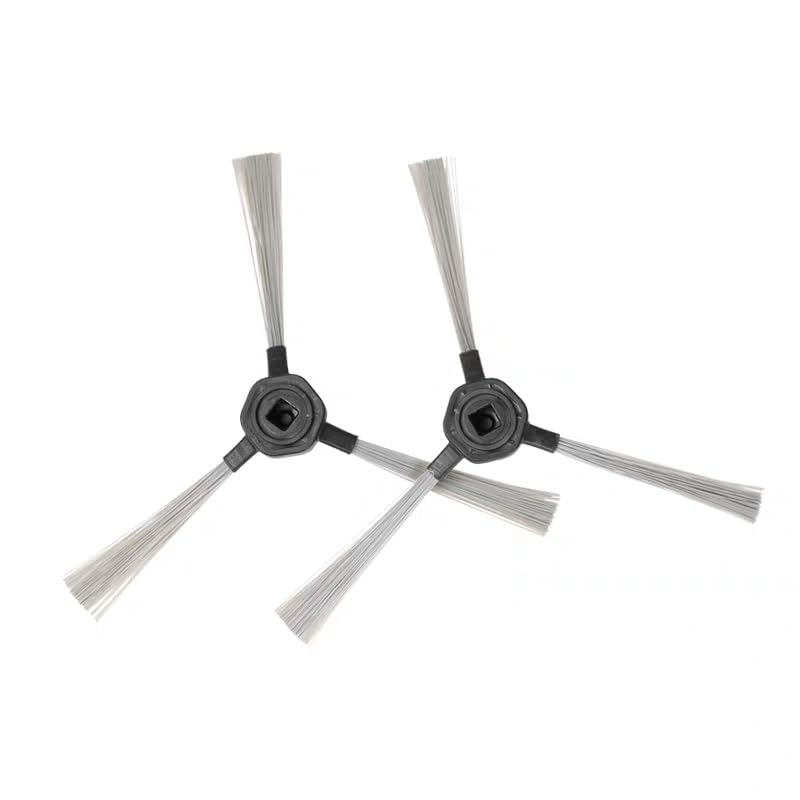 Dibea D960 Robot Vacuum Cleaner Replacement Parts - Side Brushes & Main Brush Set (White) | Compatible with D960 Model | Perfect for Hard Floors, Carpets & Pet Hair Cleaning