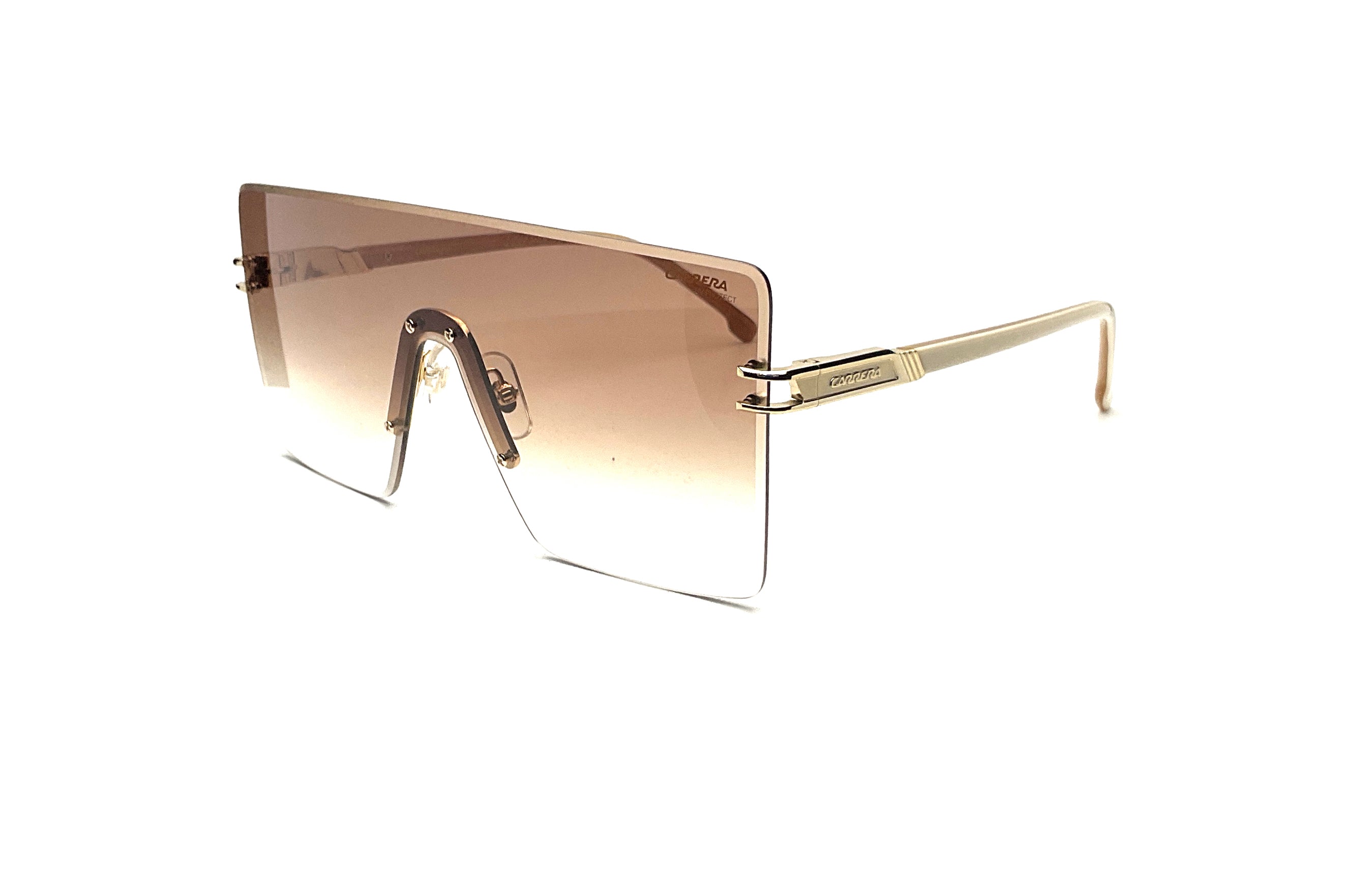 Carrera 1075 Sunglasses - Gold Ivory Frame with UV Protection - Perfect for Driving, Outdoor Sports & Fashion Accessories