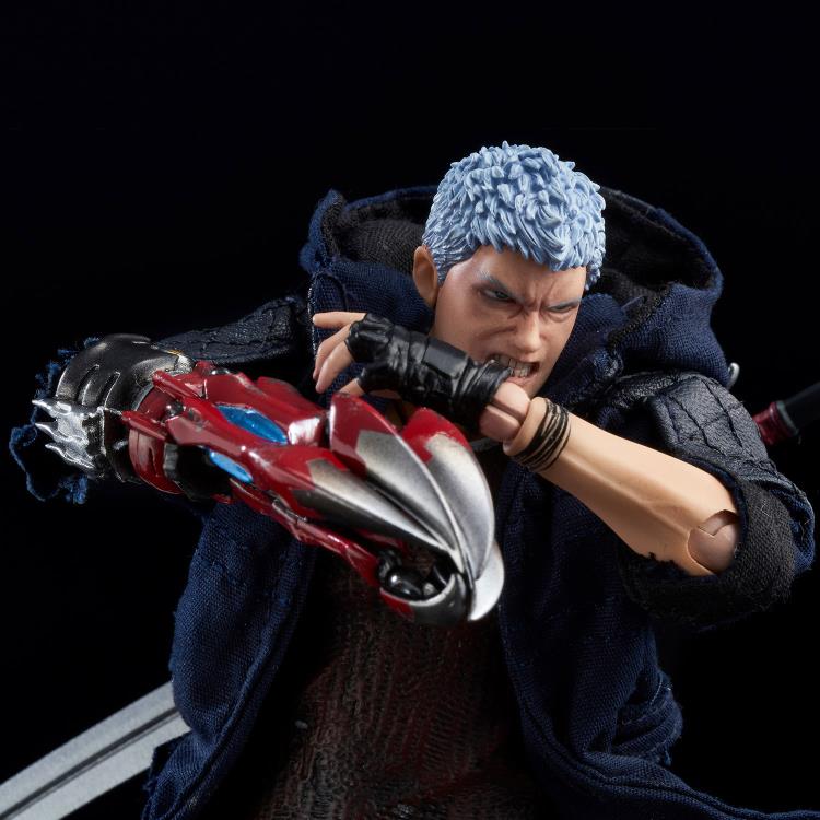1000toys (Sen Toys) Devil May Cry 5 V Nero 1/12 Scale Deluxe Action Figure - Collectible Anime Character Model for Display & Gaming Enthusiasts