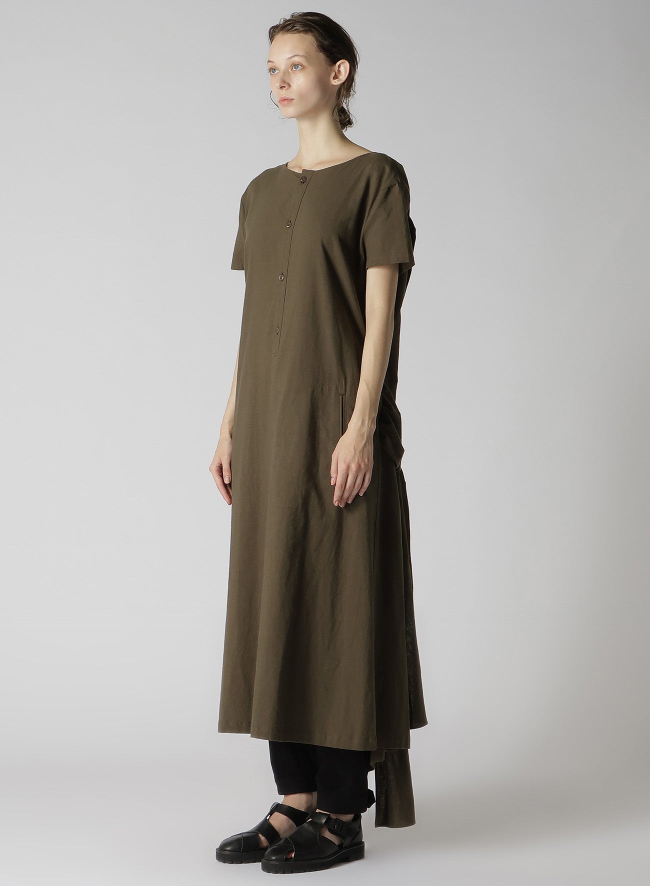 Stylish Cotton Flax Poplin Back Tie Dress for Women | Summer Casual & Office Wear | Perfect for Parties, Dates & Work