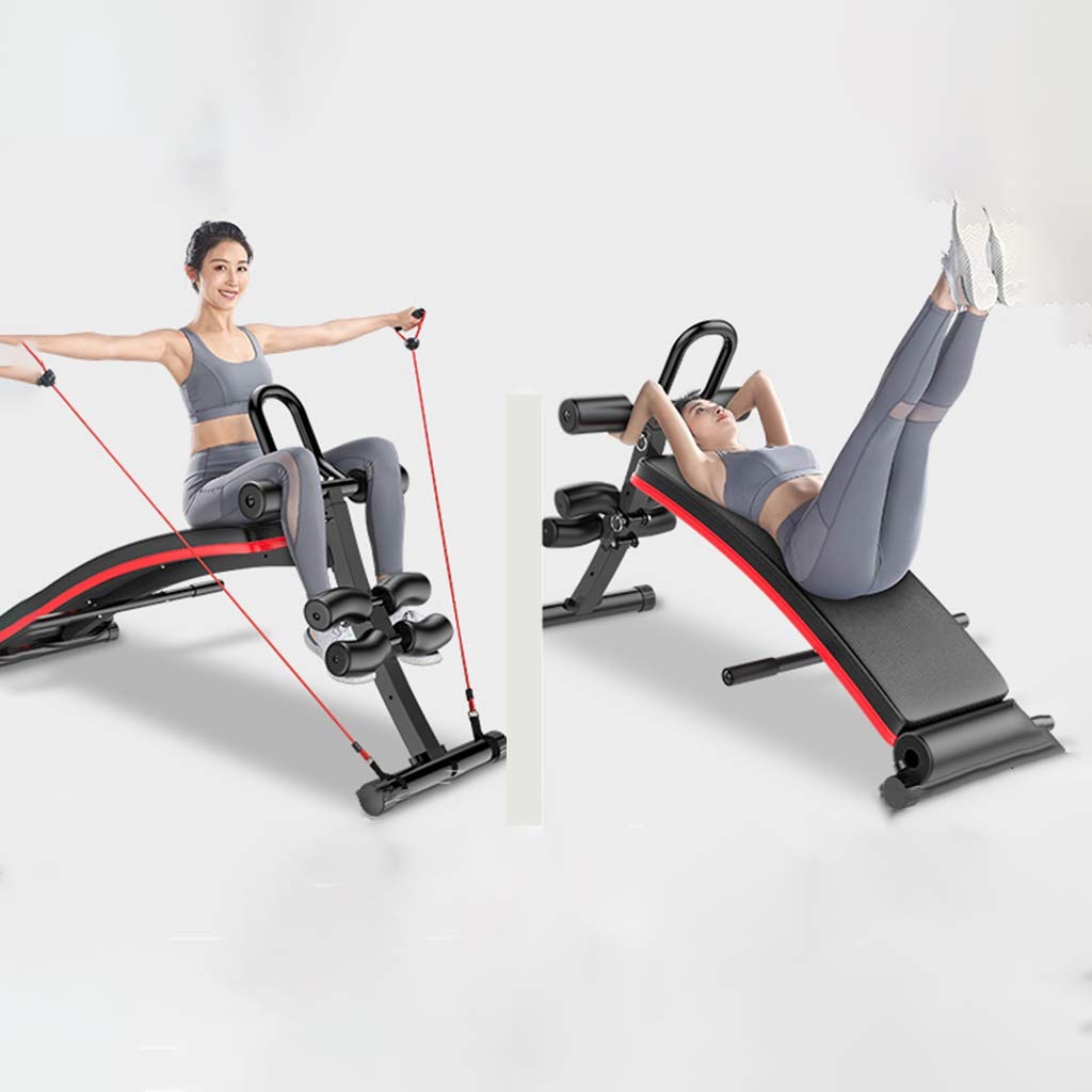 Adjustable Multi-Functional Ab Workout Bench - Roman Chair for Core & Abdominal Training, Full Body Fitness Equipment with Decline Sit Up Feature | Perfect for Home Gym, CrossFit & Strength Training