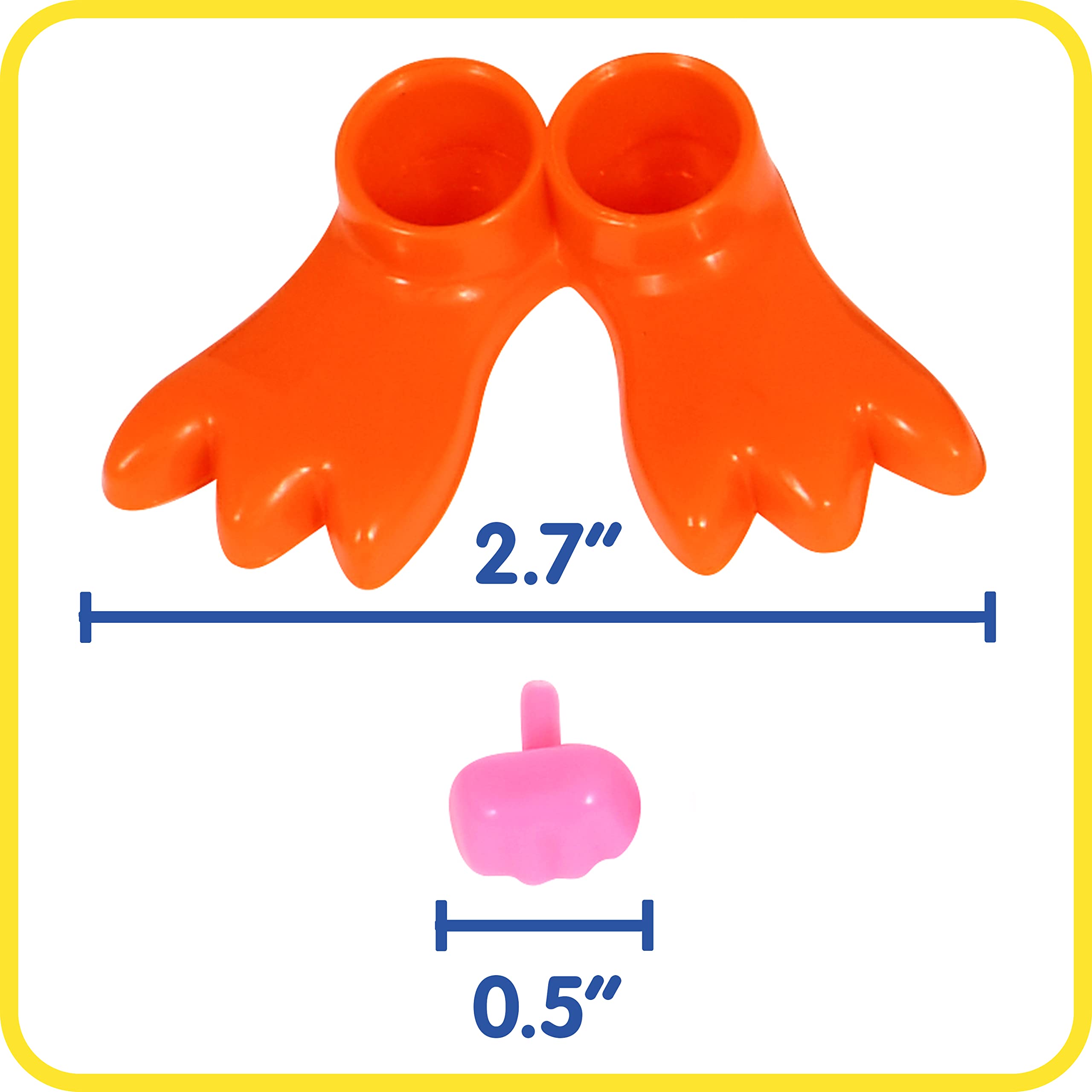 READY 2 LEARN Play Dough Character Accessories Set - 52 Pieces with 21 Unique Shapes for Kids Creative Play | Dough Toys for Children to Create Animals & Decorate Characters | Perfect for Preschool Learning, Birthday Gifts & Sensory Play Activities