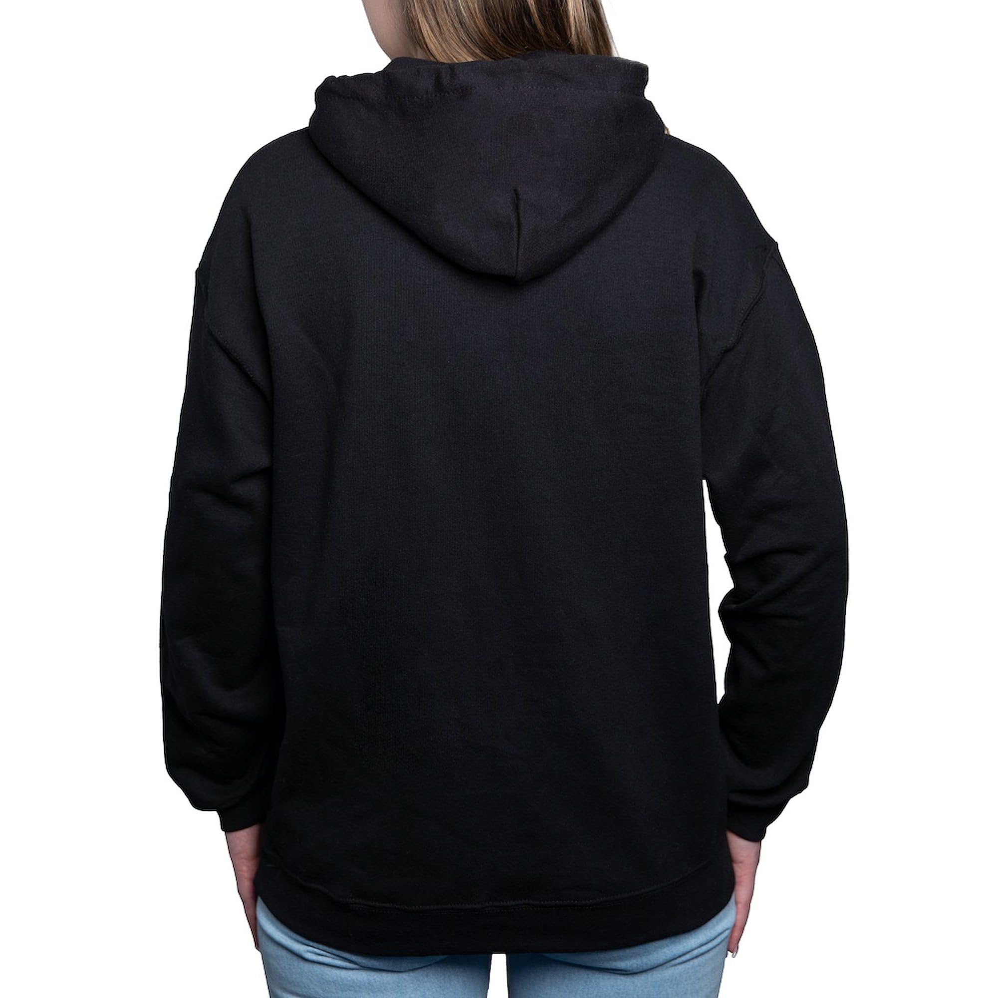 Dark Lineman On Storm Women's Pullover Hoodie - Soft Cotton Hooded Sweatshirt for Outdoor Work & Storm Chasing - Perfect for Electricians & Utility Workers