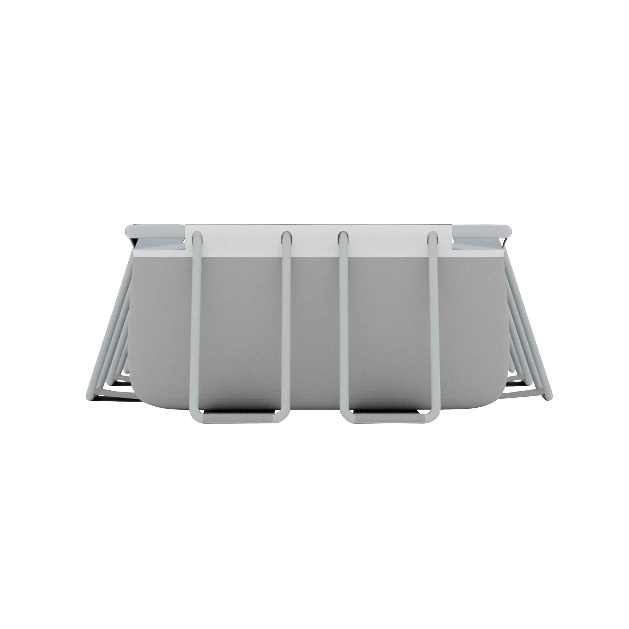 13ft Deluxe Steel Frame Swimming Pool with Filter Pump - Rectangular Above Ground Pool for Backyard, Outdoor Family Fun & Summer Relaxation