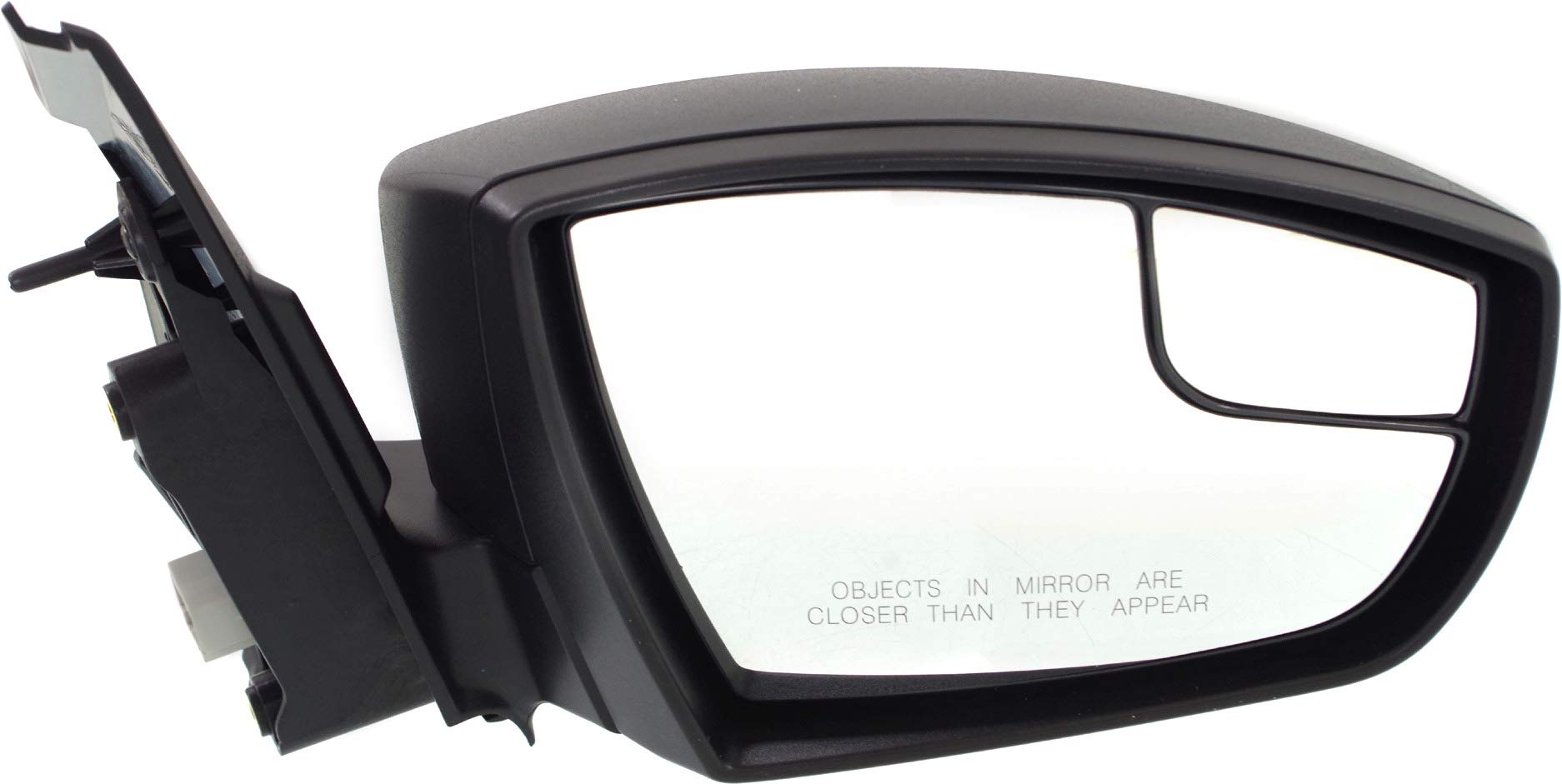2013-2016 Ford Escape Power Side Mirrors - Driver & Passenger Replacement (Non-Heated, No Signal Light) | Textured Black Finish | Easy Installation for DIY Garage Projects | Perfect for Off-Roading & Daily Commuting