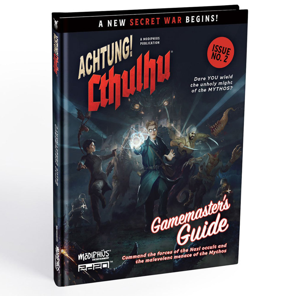 Achtung! Cthulhu 2d20: Gamemaster's Guide - RPG Strategy Book for Lovecraftian Horror Tabletop Games | Perfect for Game Masters Running Cthulhu Mythos Campaigns