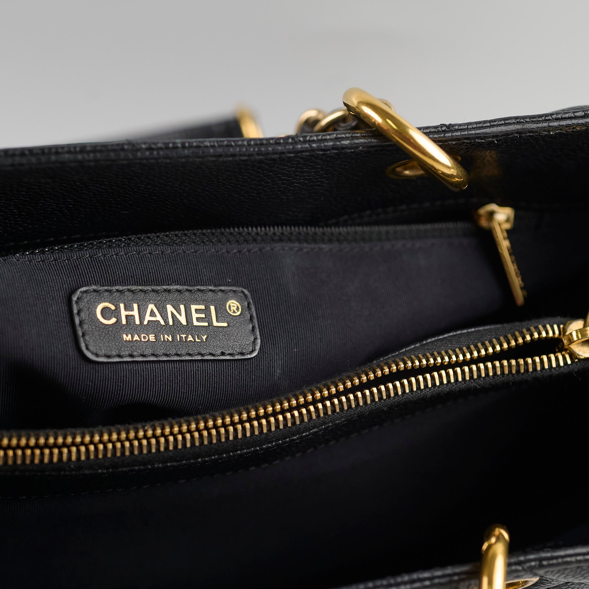 Chanel Caviar Leather Grand Shopping Tote GST Black Handbag - Luxury Designer Tote for Women, Perfect for Work, Travel & Everyday Use
