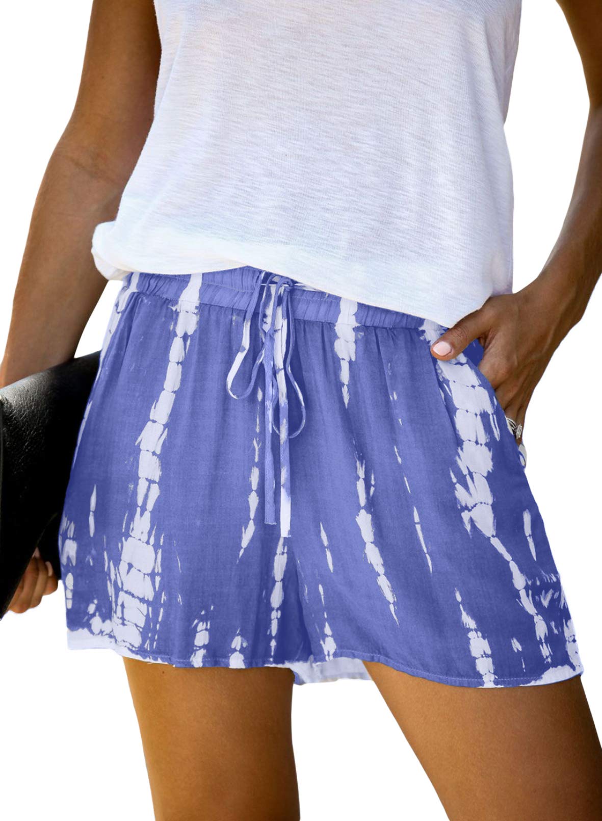 Dokotoo Women's Comfortable Casual Shorts with Drawstring Waist & Pockets - Perfect for Yoga, Running, Travel & Lounge Wear