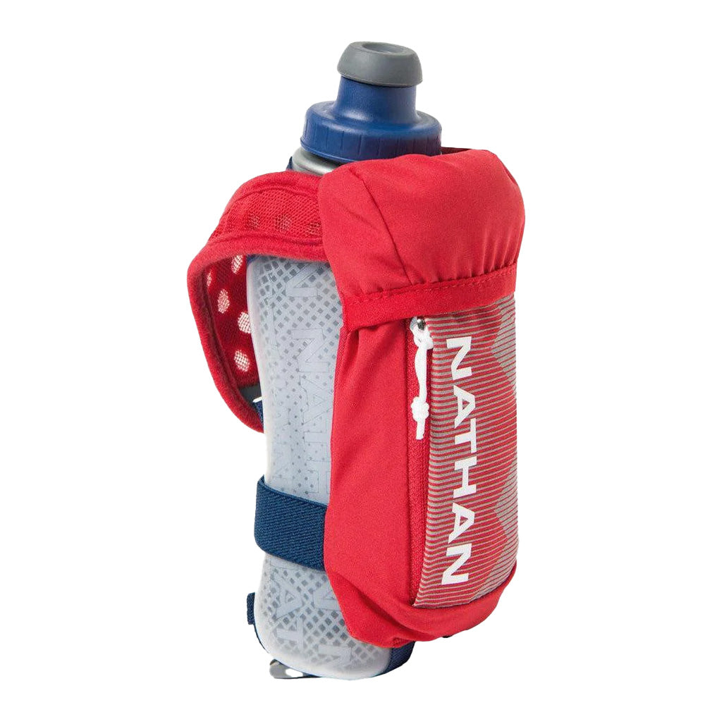 Nathan Quicksqueeze 12oz Insulated Handheld Water Bottle - Lightweight & Leakproof for Running, Hiking, Cycling & Outdoor Sports