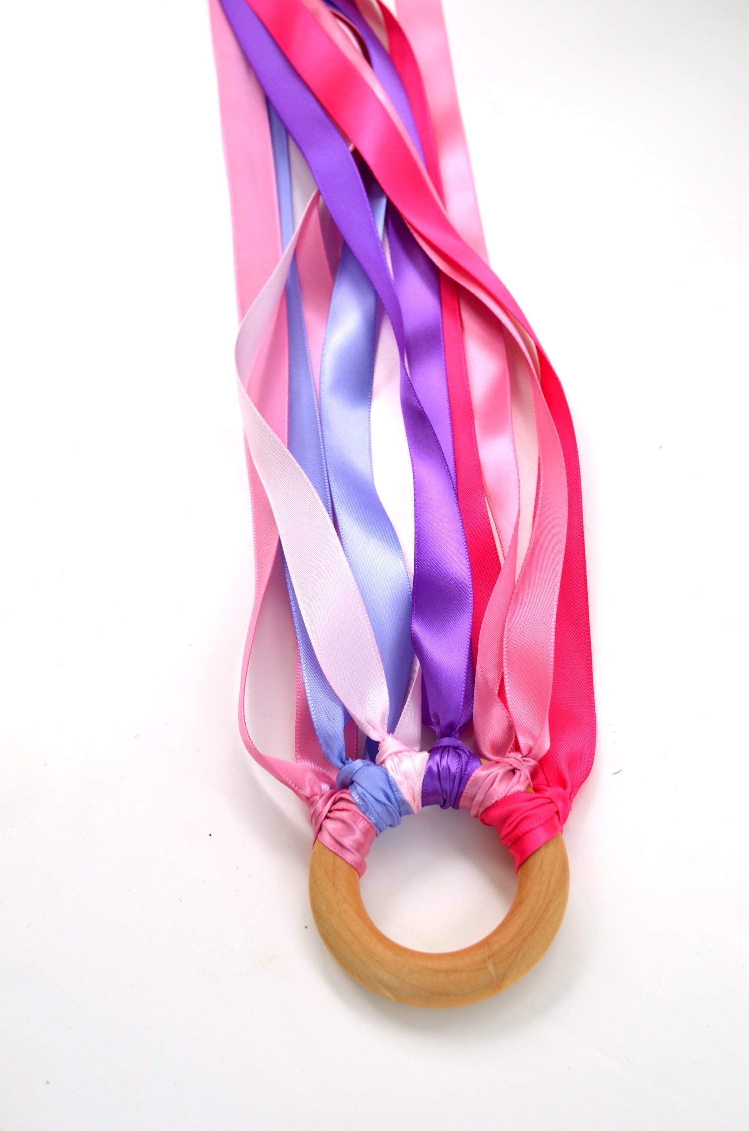 Colorful Hand Kite - Pink & Purple Flying Toy for Kids Outdoor Play, Beach Games, Park Activities, and Family Fun