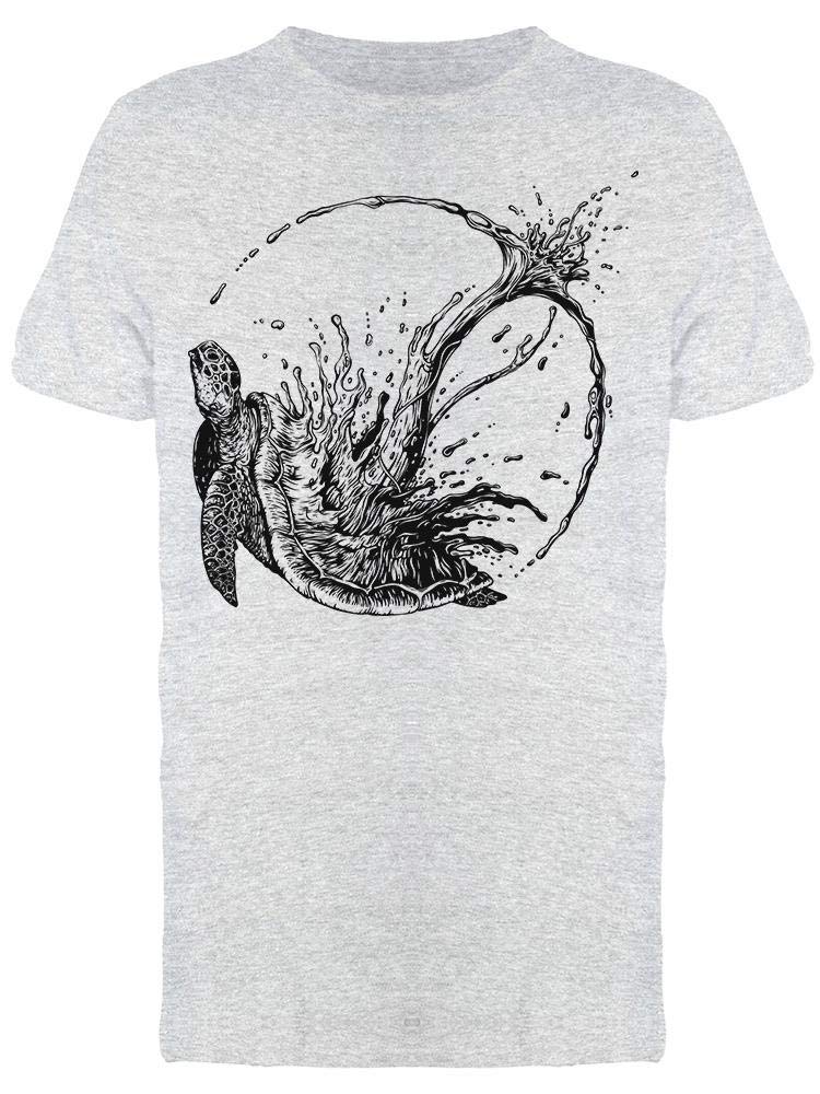 Sketch Turtle Art Graphic T-Shirt for Men - Casual Wear, Street Style & Everyday Outfits