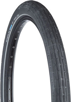 Schwalbe Fat Frank Tire 26 x 2.35 Inch Clincher Wire Bead Bicycle Tire - Black/Reflective Active Line for Mountain Bikes, Cruisers & Commuting