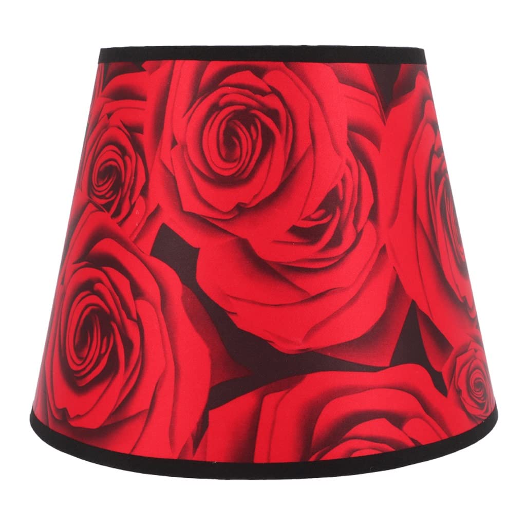 Vintage Drum Lamp Shade with E27 Socket - Retro Cloth Lamp Cover for Living Room, Bedroom & Office Decor