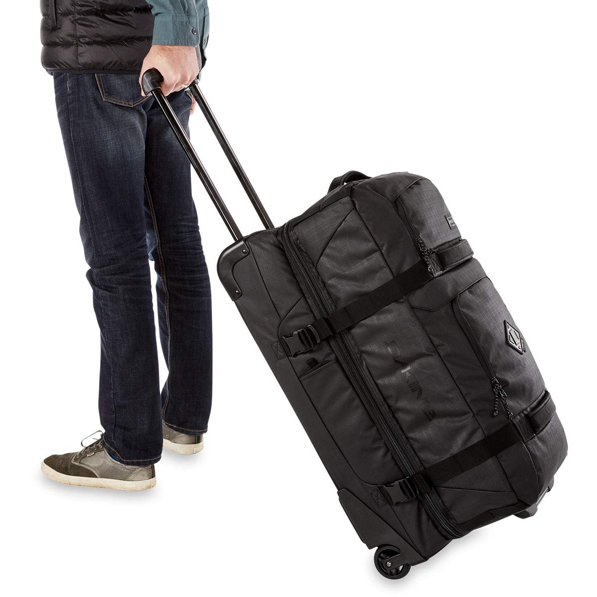 Dakine Split Roller Luggage - Lightweight Expandable Travel Suitcase with Wheels for Men & Women | Perfect for Airplane Carry-On, Business Trips & Vacation Packing
