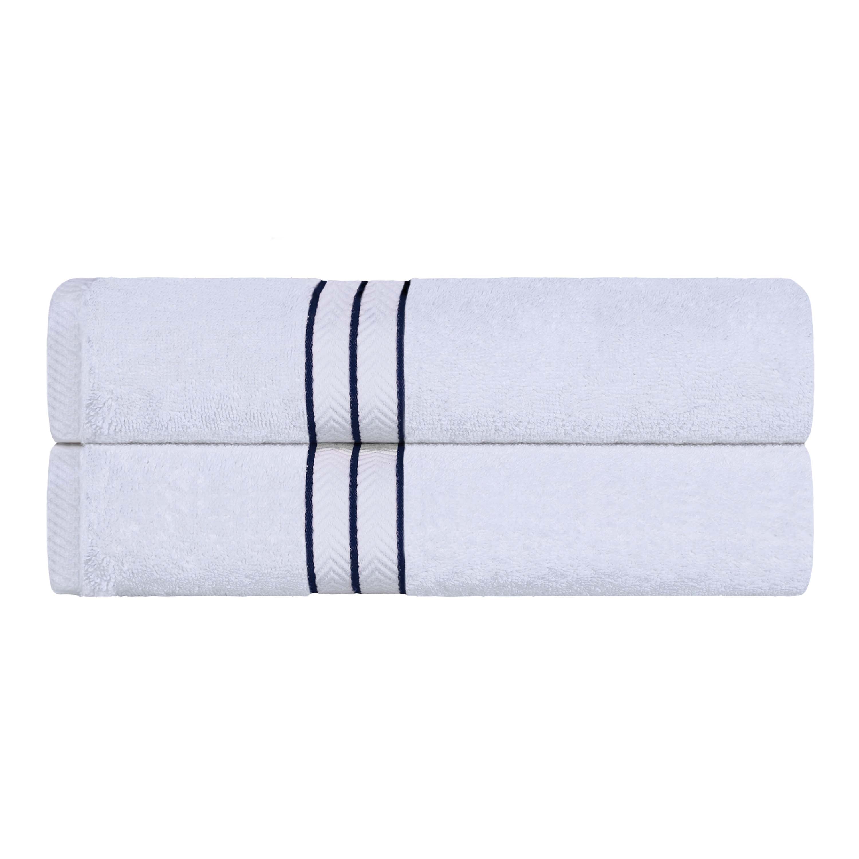 Premium Turkish Cotton Ultra Plush Bath Towels - 2 Piece Set, Highly Absorbent & Quick Dry for Spa, Gym, Beach & Luxury Bathroom Use