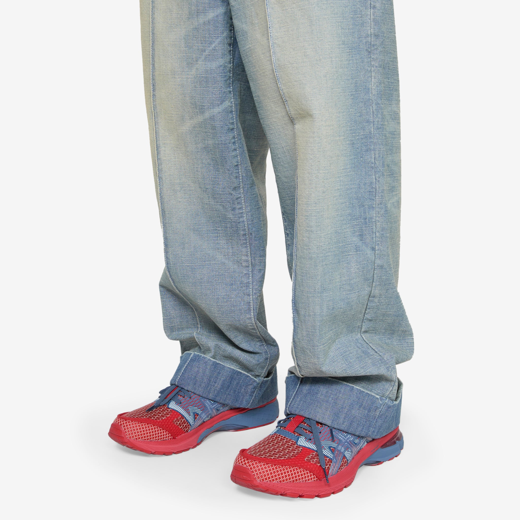 Large Straight Fit Jeans for Men - Dirty Denim Stone Blue Wash Comfortable Stretch Denim Pants | Perfect for Casual Wear, Work & Everyday Outfits
