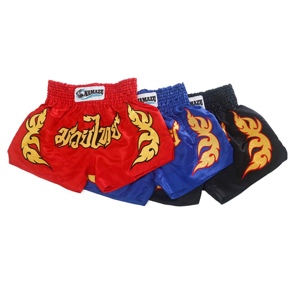 Premium NAMAZU Muay Thai Shorts for Men & Women - High-Performance MMA, Boxing & Kickboxing Training Shorts - Ideal for Gym Workouts, Martial Arts & Combat Sports