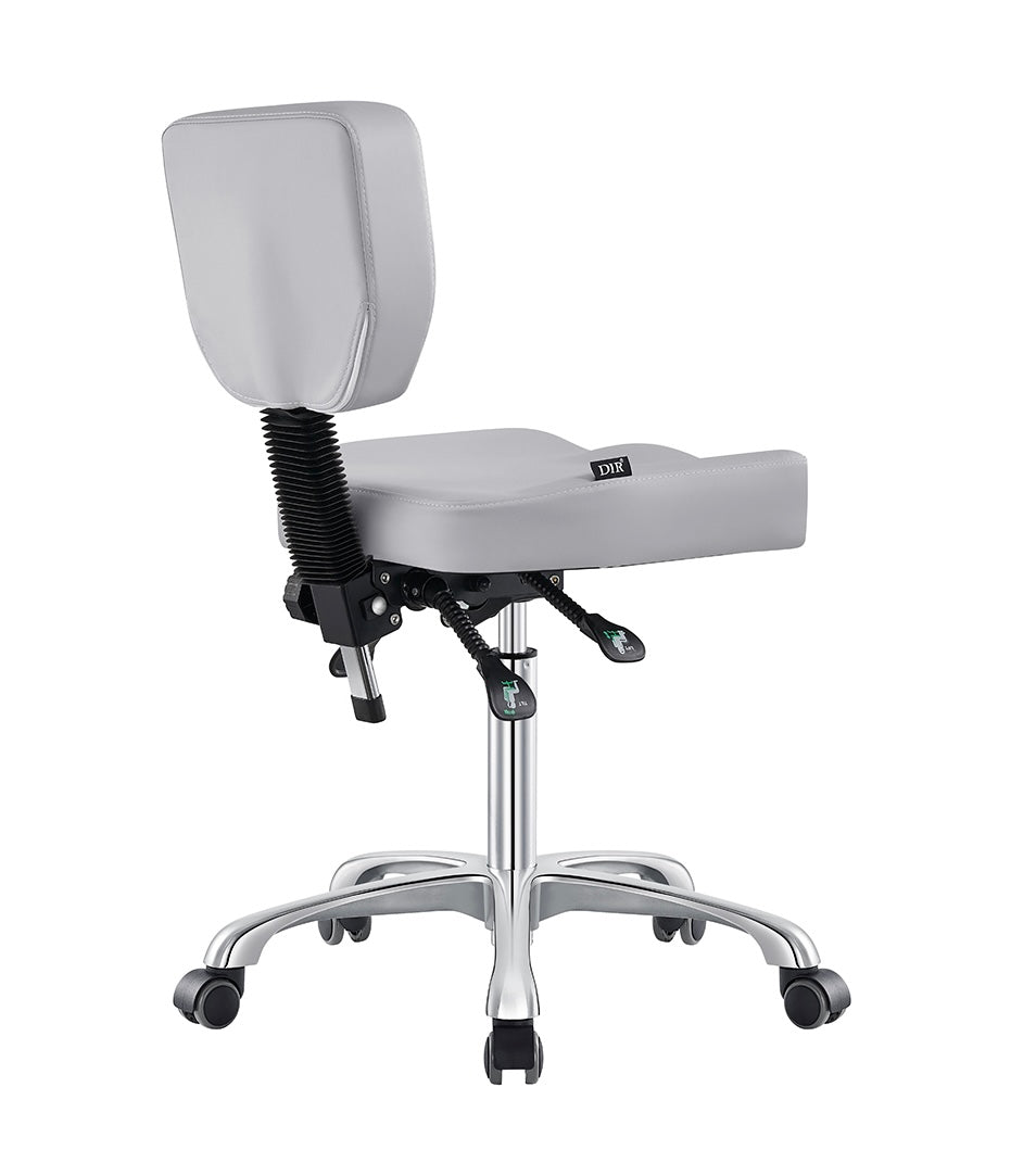 Cadence Medical Stool - Adjustable Rolling Stool for Doctors, Nurses & Dentists | Ergonomic & Mobile Healthcare Stool for Clinics, Hospitals & Dental Offices