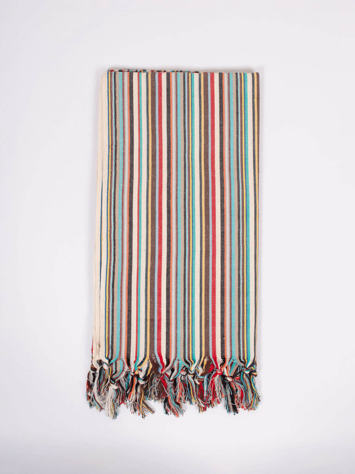 Premium Rainbow Hammam Towel - Soft, Absorbent & Quick-Drying Turkish Bath Towel for Spa, Beach & Yoga | Lightweight & Eco-Friendly