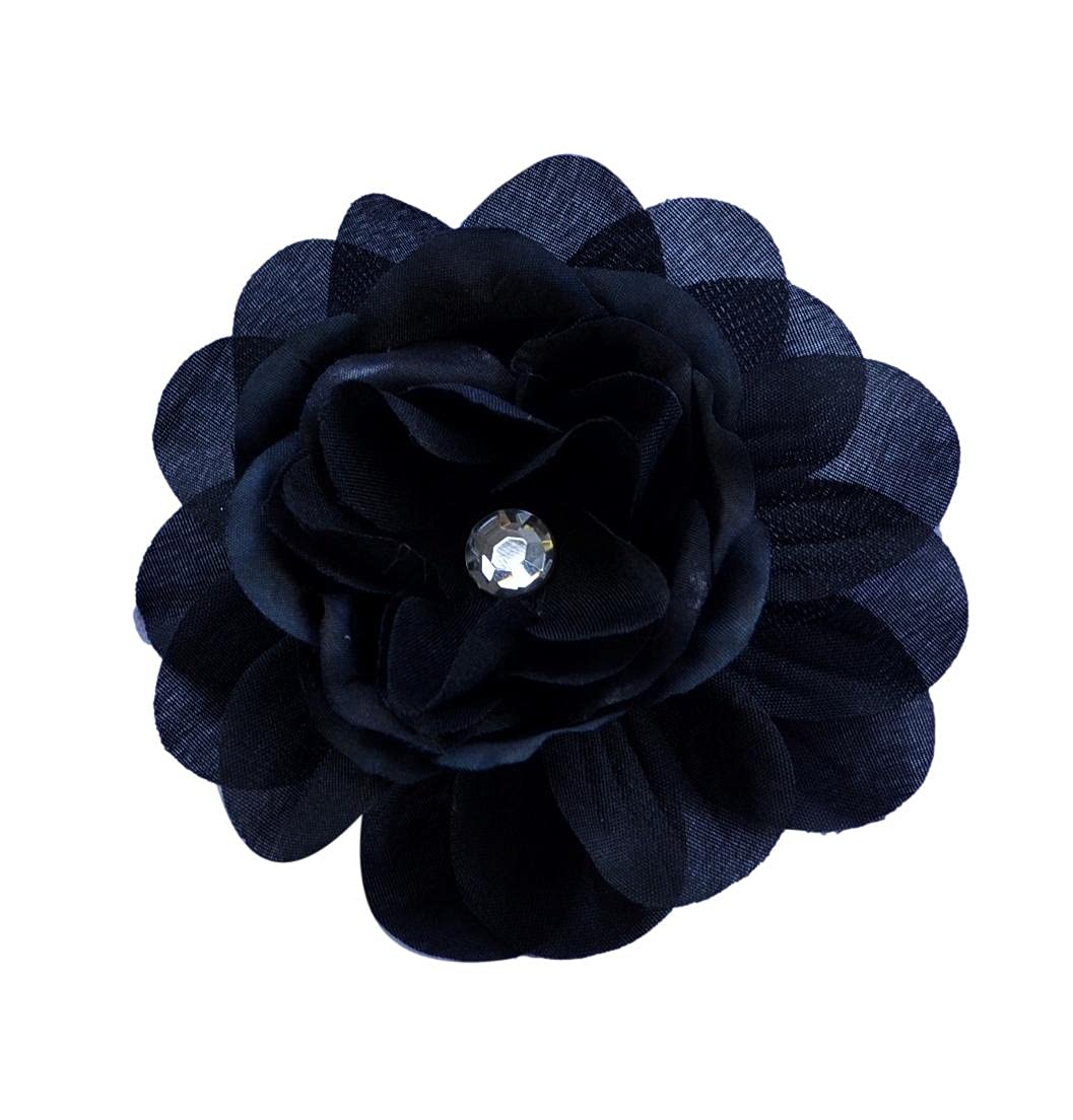 Elegant Rose Flower Hair Clip for Women - Vintage Floral Hair Accessories for Bridal, Party & Everyday Use