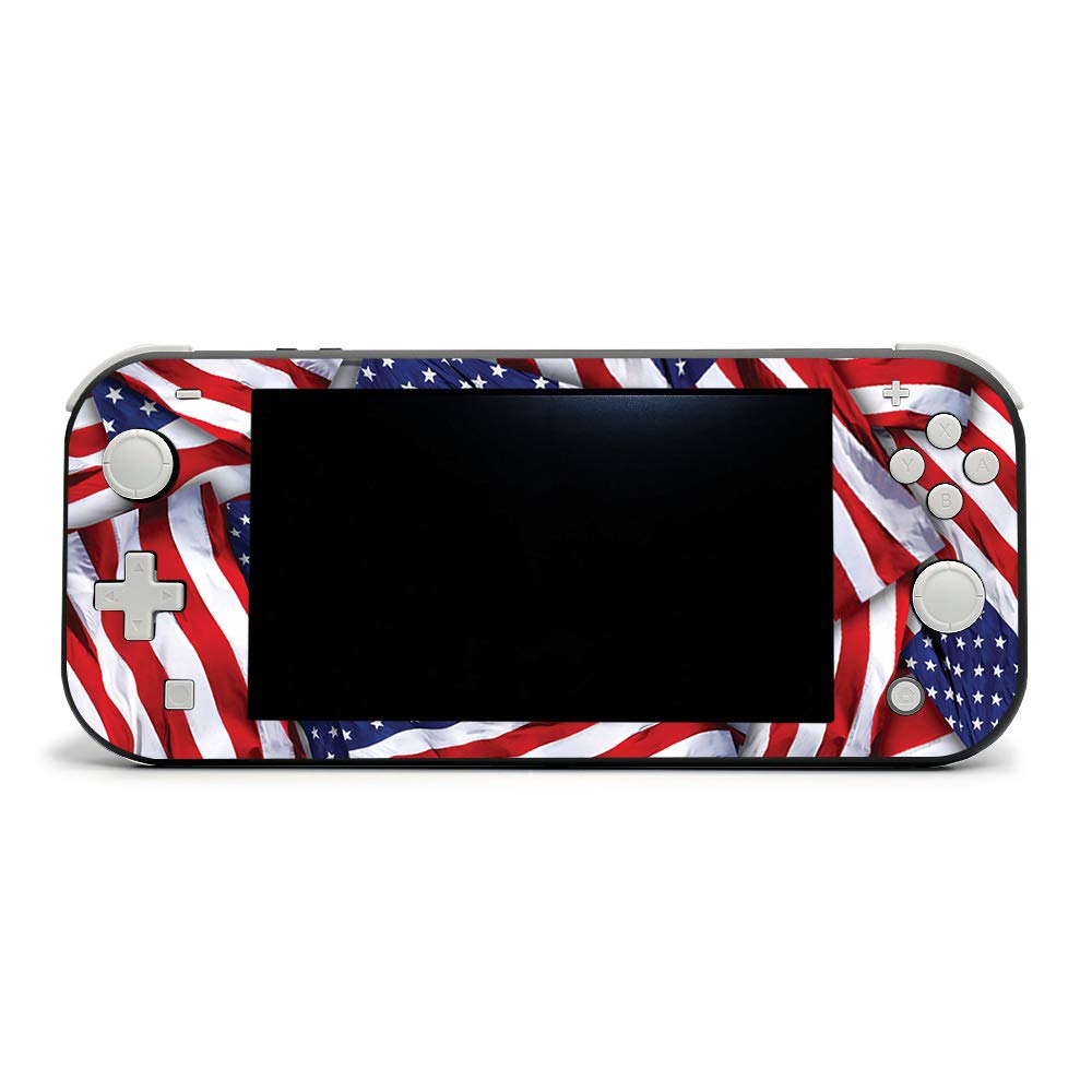 MightySkins Protective Vinyl Decal Wrap Cover for Nintendo Switch Lite - Patriot Design | Durable, Customizable Skin | Easy to Apply & Remove | Made in USA | Perfect for Gaming, Travel & Personalization
