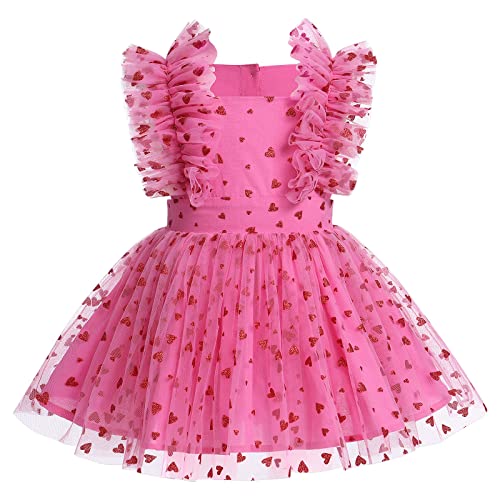 Rose Red - Heart Print