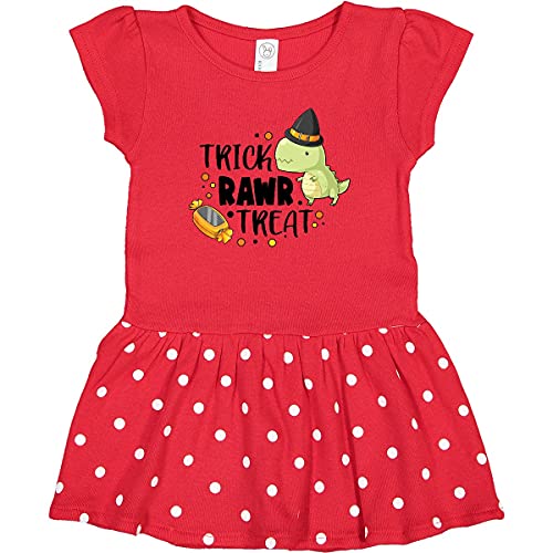 Inktastic Halloween Trick or Treat Dinosaur Infant Dress - Cute Baby Costume for Halloween Parties, Photo Shoots & Dress-Up Play