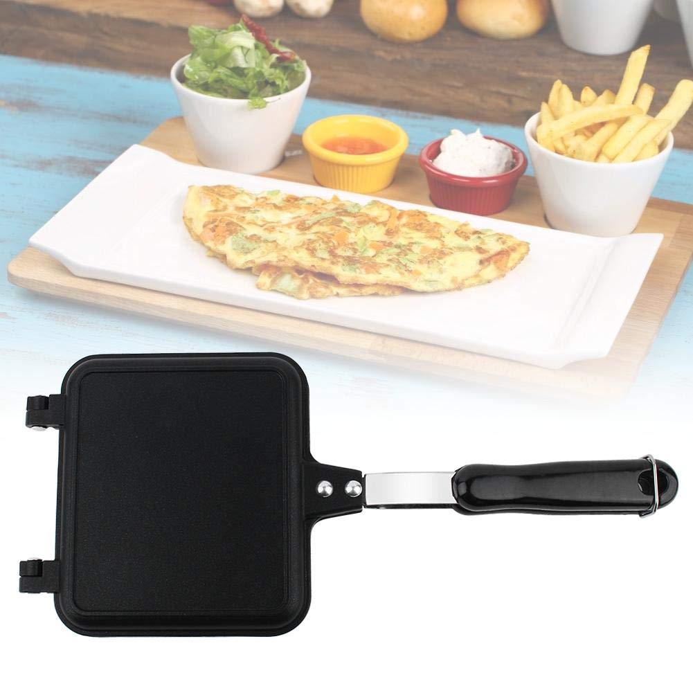 Dual-Sided Non-Stick Waffle Maker - Aluminum Frying Pan for Pancakes, Toast & Sandwiches | Perfect for Breakfast, Brunch & Family Gatherings
