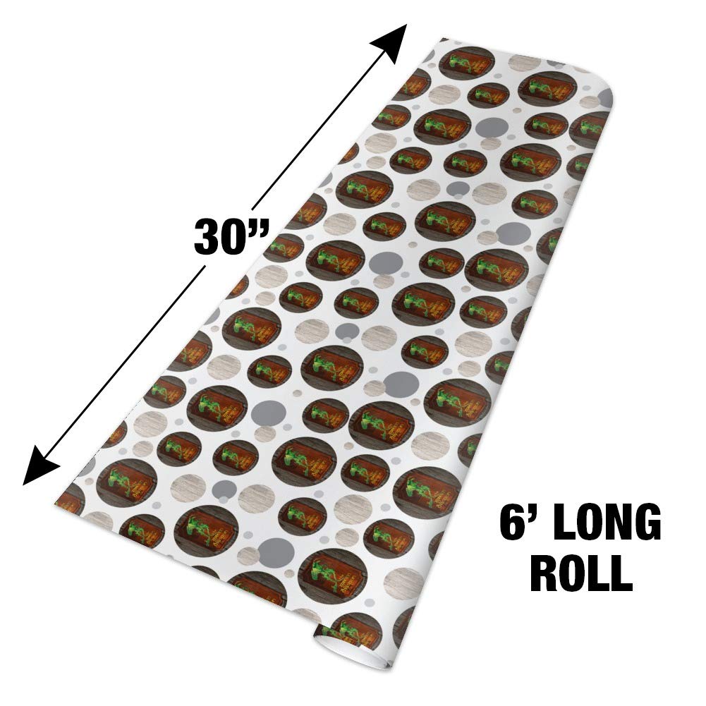The Lord of the Rings The Green Dragon Gift Wrap Paper Roll - Premium Quality Wrapping Paper for Birthday, Christmas & Party Gifts - Perfect for LOTR Fans & Fantasy Theme Presents