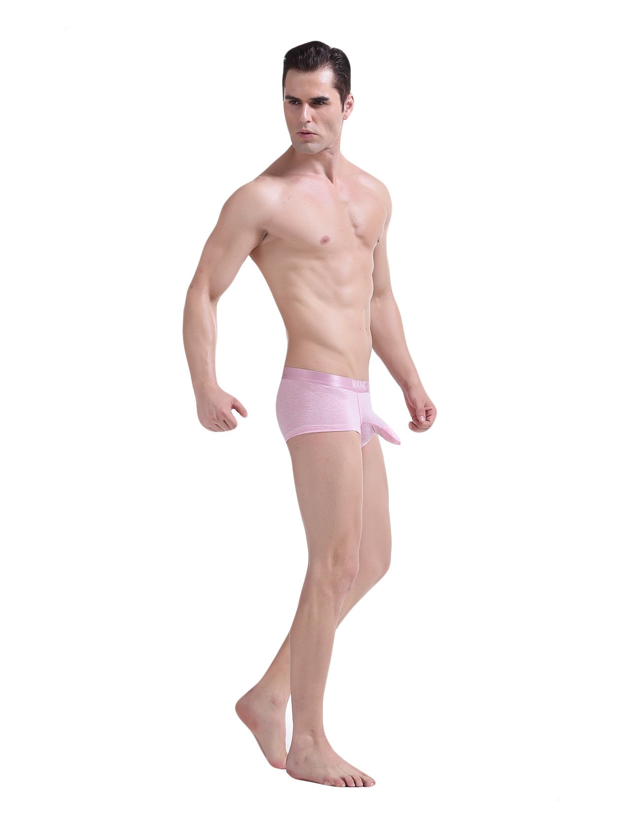 Men's Cotton Boxer Briefs with Elephant Trunk Design - Soft, Breathable Underwear for Everyday Comfort & Active Lifestyles