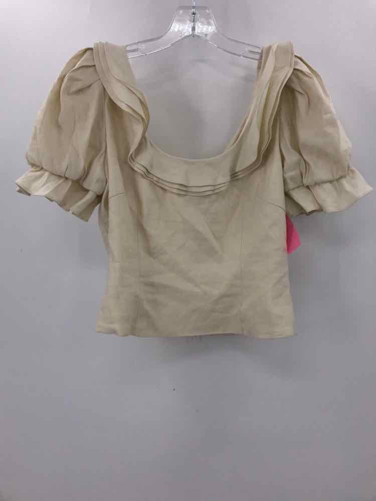 Vintage Antonio Melani Ivory Blouse Size 8 - Elegant Women's Top for Work, Date Night & Special Occasions
