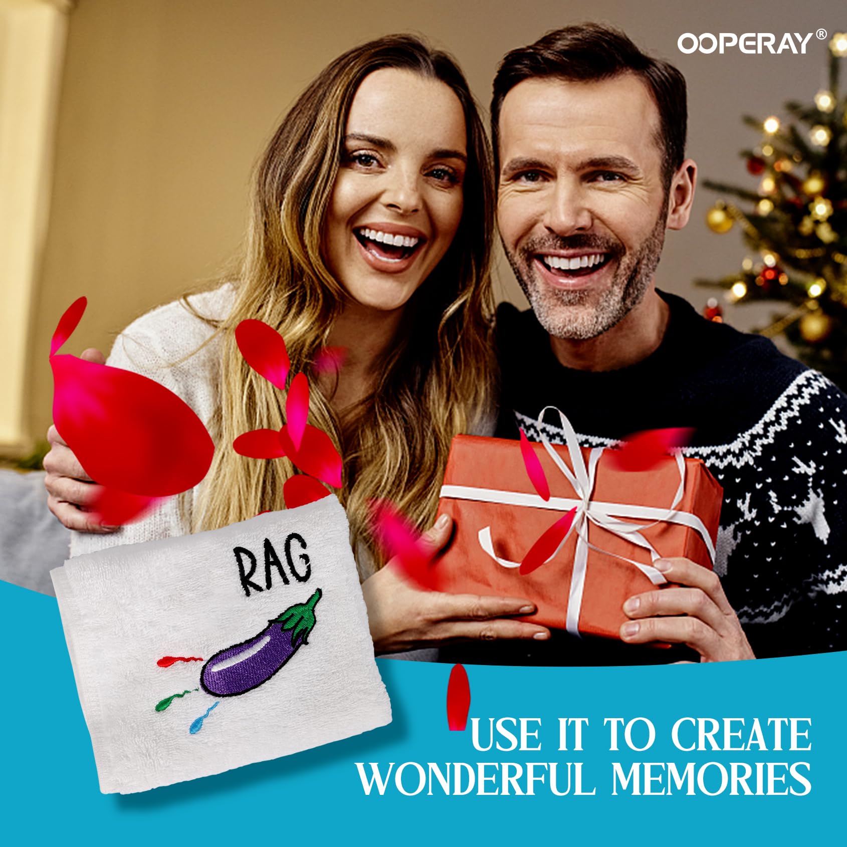 Valentine's Day Gifts for Husband - Funny & Romantic Towel Gift Set for Men - Perfect for Christmas, Father's Day, Anniversary & Birthday Presents from Wife - Great for Home, Bathroom & Spa Relaxation
