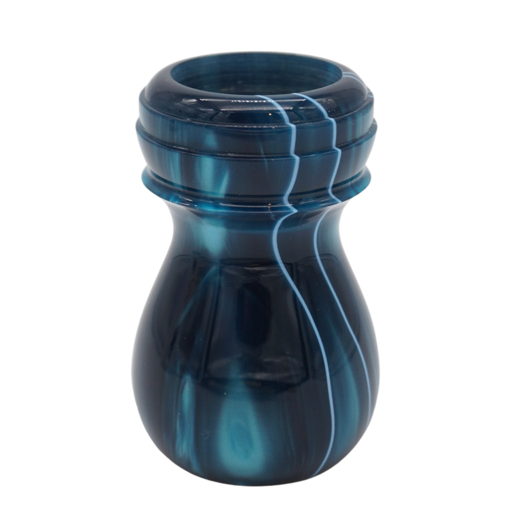 Premium Handcrafted Ocean Waves Shaving Brush Handle - Fits 24mm, 25mm, 26mm Knots - Perfect for Wet Shaving & Grooming Gifts