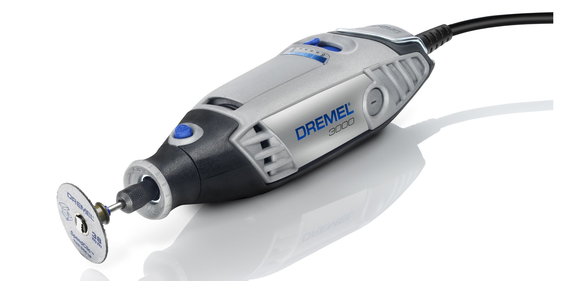 Dremel 3000 Rotary Tool Kit - 130W Variable Speed (10,000-33,000 RPM) with 15 Accessories & Storage Case for Carving, Engraving, Milling, Grinding, Cleaning, Polishing, Cutting & Sanding | Perfect for DIY Projects, Woodworking, Metal Crafting & Home Repairs