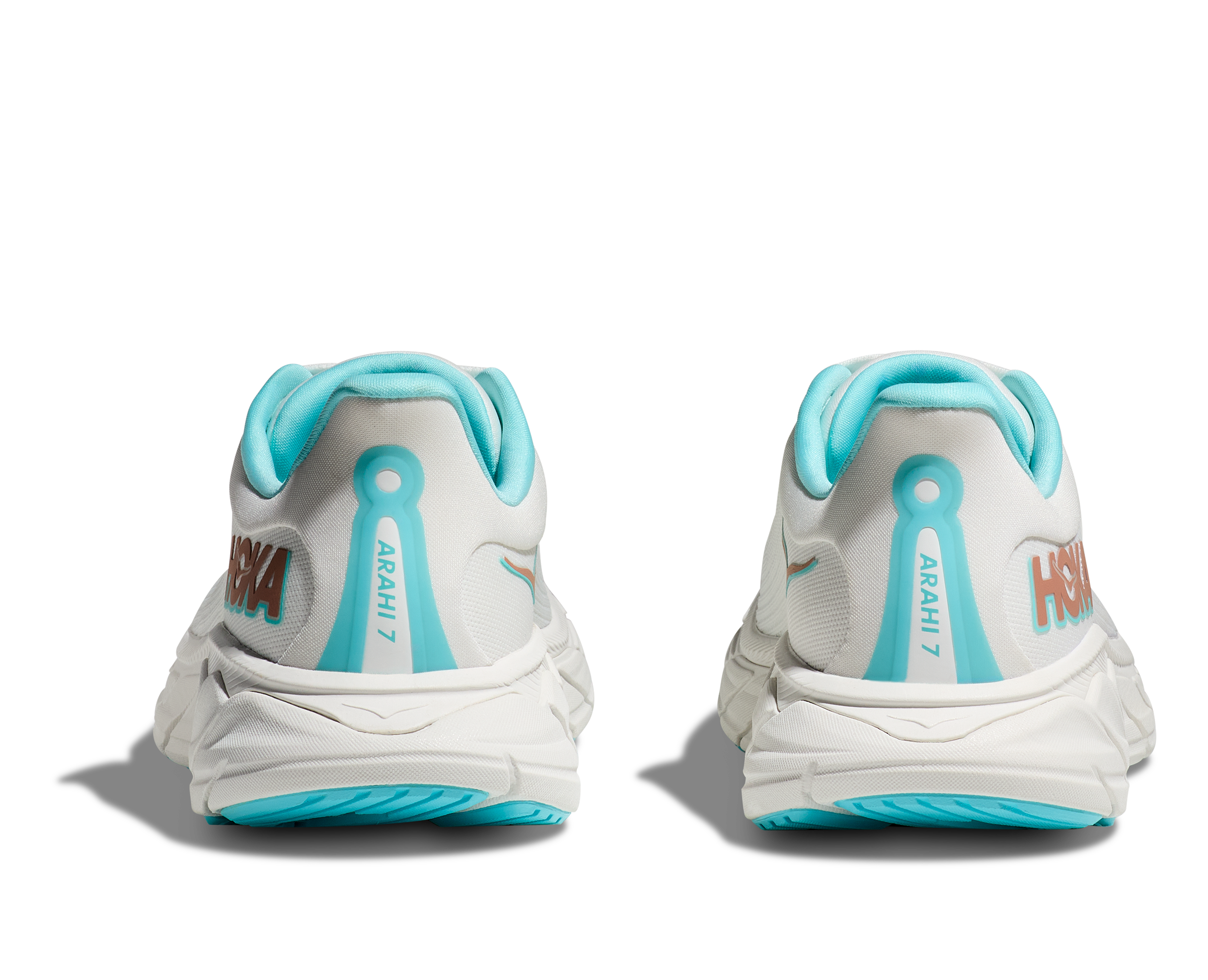 Women's HOKA Arahi 7 Running Shoes - Frost/Rose Gold - Stability & Cushion for Road Running, Walking & Workouts