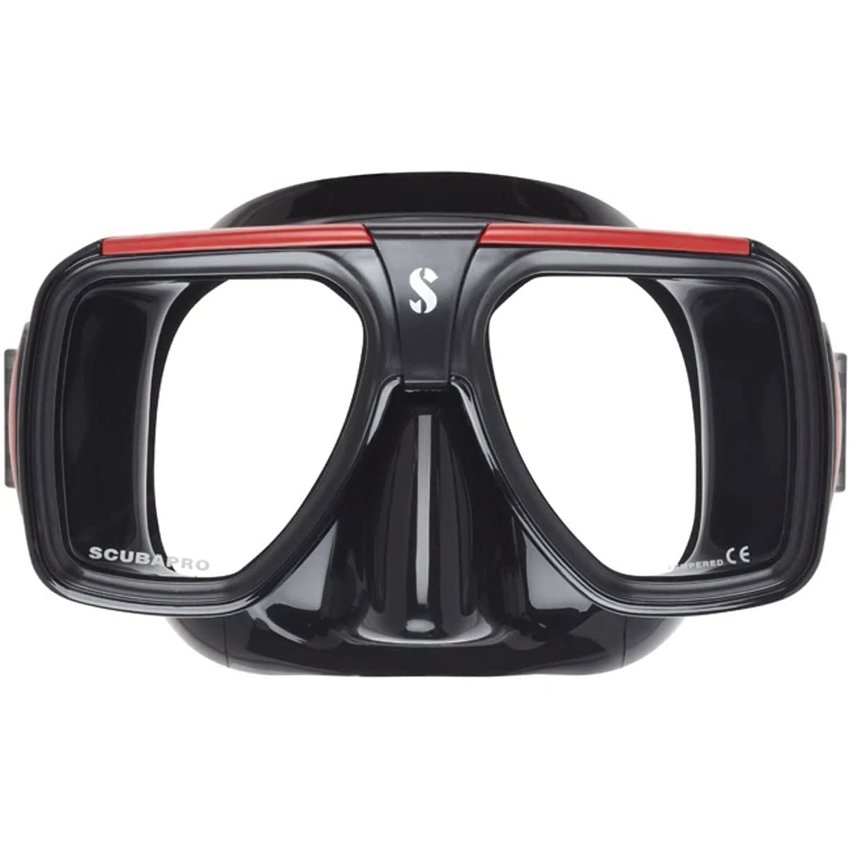 Scubapro Solara Dive Mask - Clear Lens for Snorkeling & Scuba Diving - Comfortable Silicone Skirt & Wide Field of View - Perfect for Underwater Exploration & Marine Life Observation