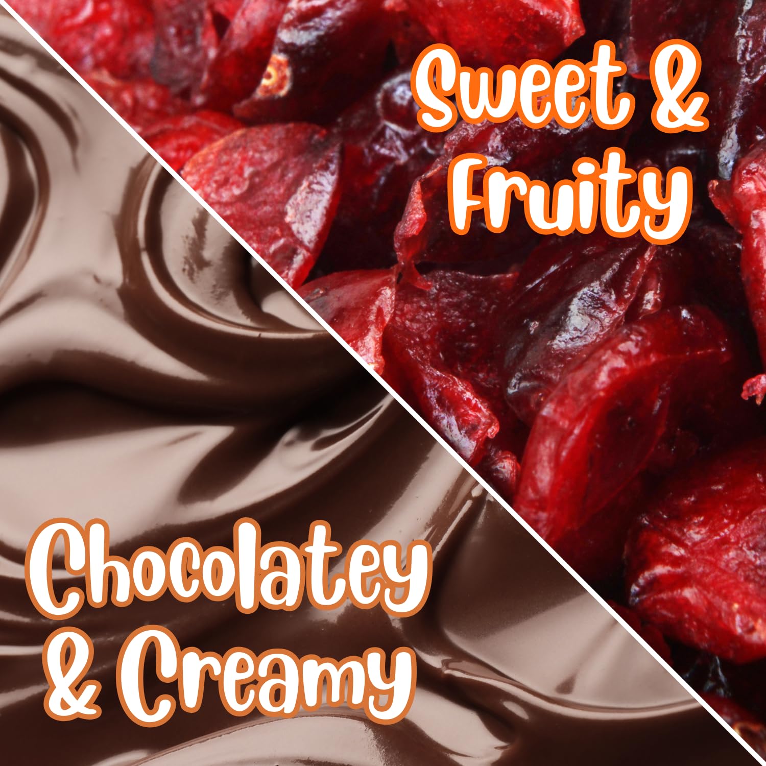 Dark Chocolate Cranberries 2lbs - Healthy Vegan Snacks for Office & Travel