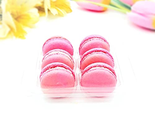 Premium Raspberry Macaron Gift Box - Delicious French Cookies for Holidays, Parties & Special Occasions - Perfect Christmas, Birthday & Anniversary Present