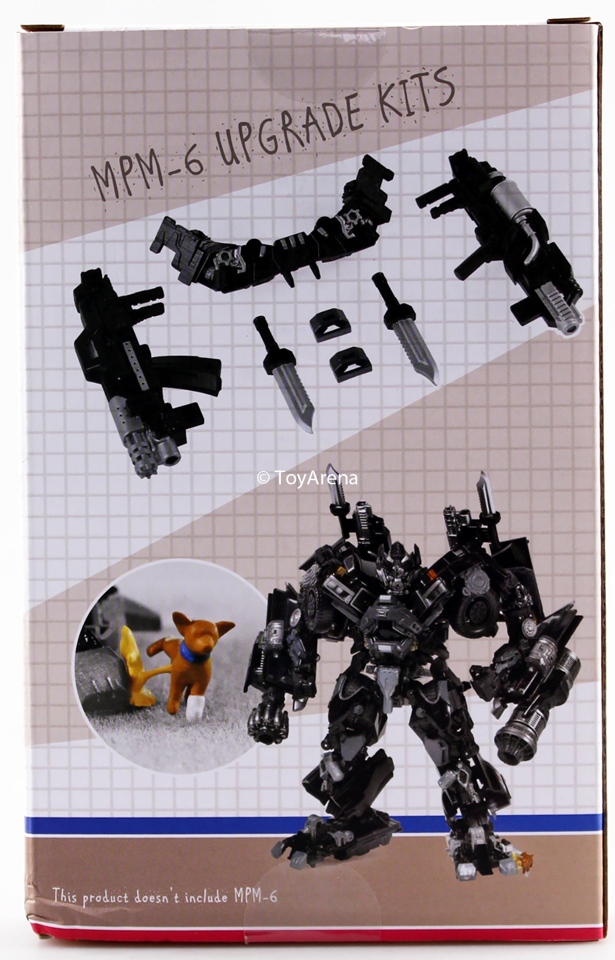 DNA Design DK 12 Upgrade Kit for MPM 6 Ironhide - Transformers Masterpiece Model Accessories - Enhance Your Collectible Figure Display & Customization