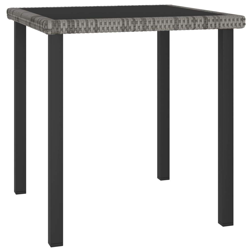 Stylish Gray Outdoor Dining Table 55.1