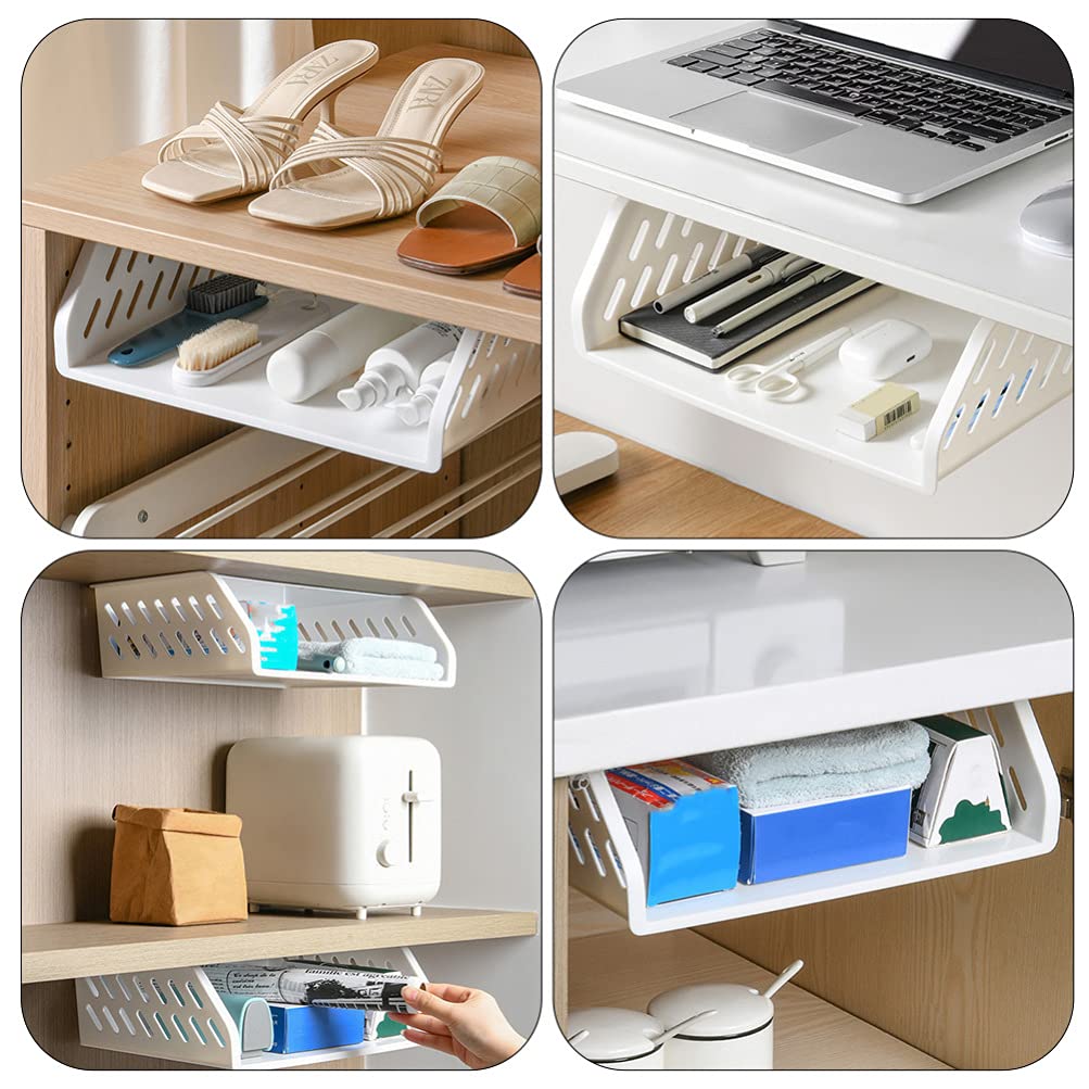 Cabilock 1pc Hanging Storage Organizer - Wall Mounted Cosmetic & Bathroom Storage Basket, Toiletries Shelf for Home & Kitchen Organization - Perfect for Small Spaces, Makeup Brushes, Spices & Cleaning Supplies