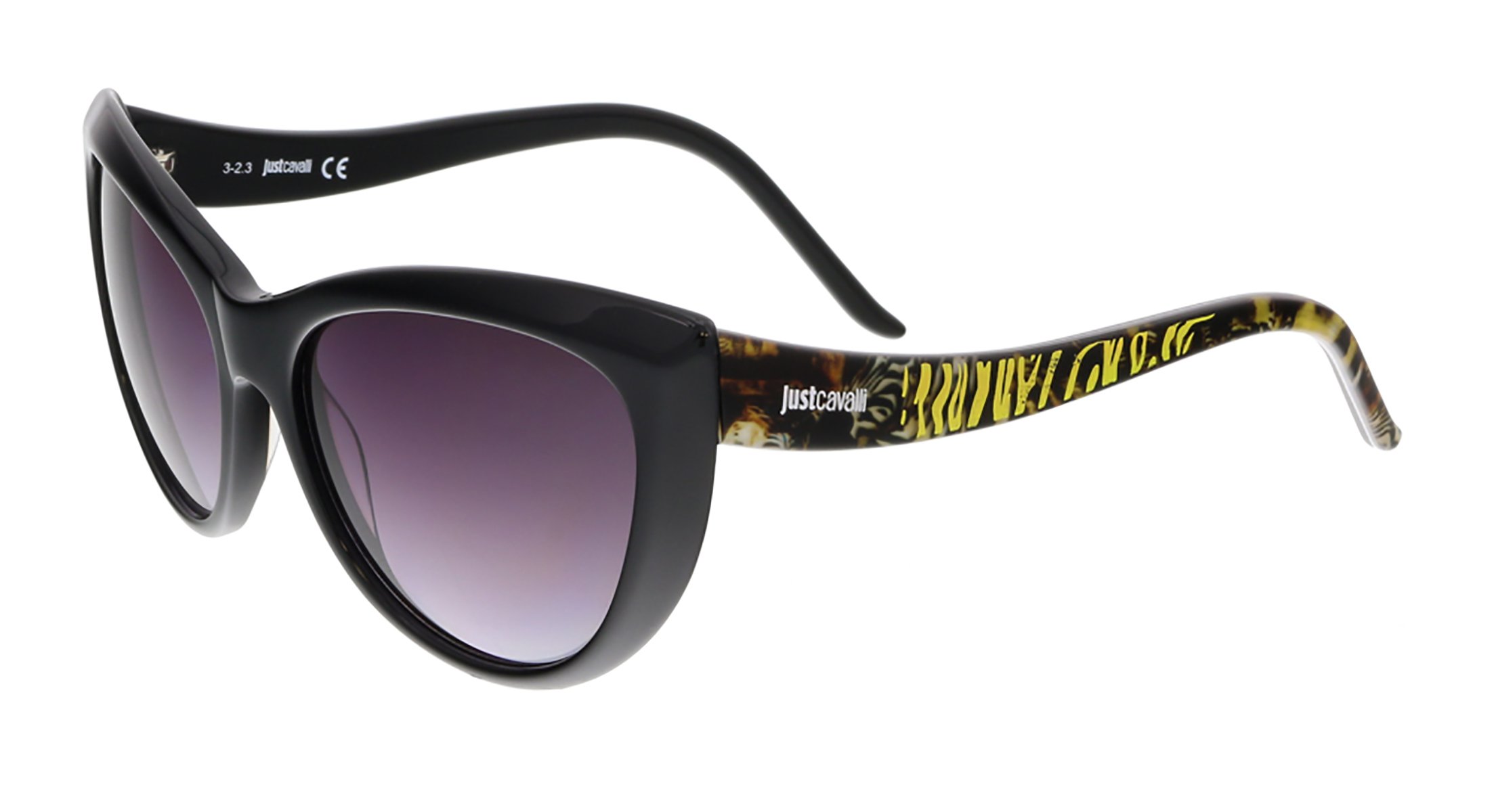 Just Cavalli Round Cat Eye Sunglasses for Women – Stylish UV Protection Shades for Summer, Beach & Outdoor Fashion Accessories
