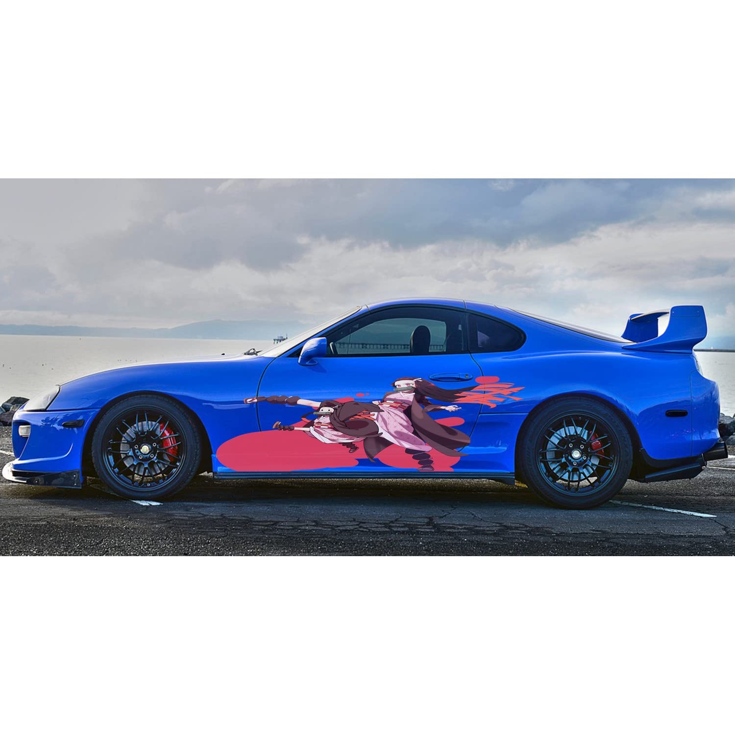 Anime Girls Vinyl Car Wrap - 20x60 Inches - Sexy Anime Decal for Car Side Graphics - Waterproof & Durable Sticker for Vehicles, Trucks, Laptops - Perfect for Anime Fans & Car Enthusiasts