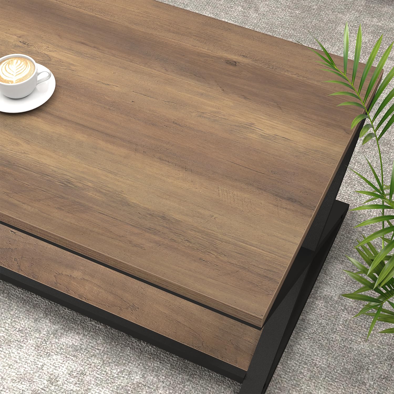 HSH Rustic Farmhouse Coffee Table - 39