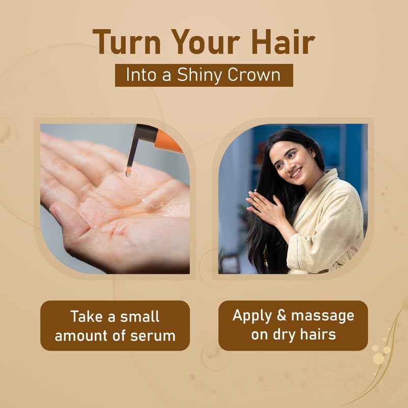 Enshine Detangling Hair Serum with Argan Oil & Marula Oil - Smoothing, Frizz Control & Heat Protectant for Shiny, Lustrous Hair - Perfect for Daily Styling, Blowouts & Heat Tool Protection